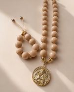 Nude: collar + pulsera