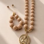 Nude: collar + pulsera